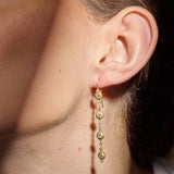 Octavia | Long Row Earrings