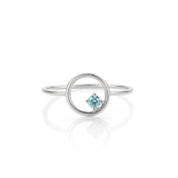 Transluscent Ring with Fancy Colored Diamonds